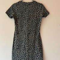 H&M Тигрова памучна рокля S размер 🖤, снимка 6 - Рокли - 44043595