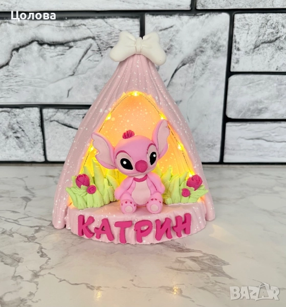 Нощна лампа Стич, снимка 1