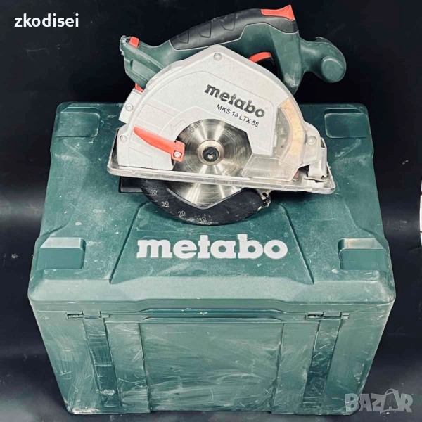 Акумулаторен ръчен циркуляр METABO MKS 18 LTX 58, снимка 1