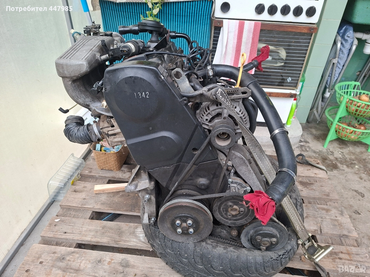 Двигател за Audi 80 B4 (09.1991 - 12.1994) 2.0 E, 115 к.с. ABK, снимка 1