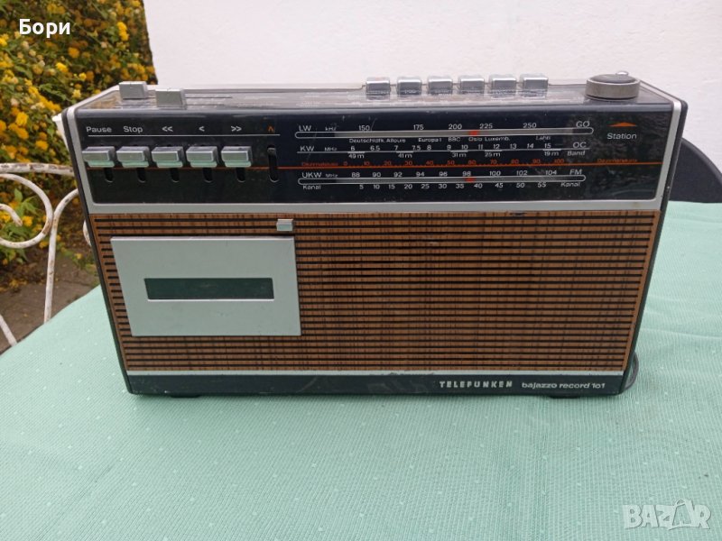 TELEFUNKEN  Bajazzo  record 101  Радио касетофон 1973г, снимка 1