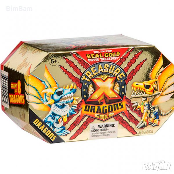 Забавна игра с изненада Treasure X Dragons Gold - Съкровище, снимка 1