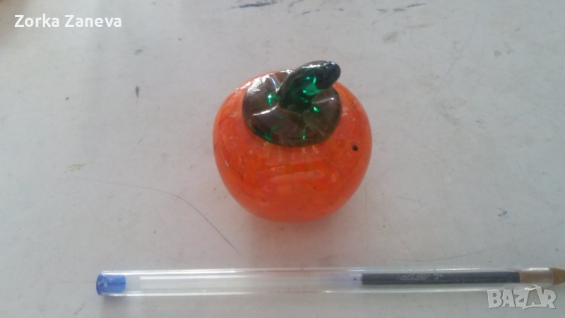 Тиква,стъклена,стилна и красива., снимка 1