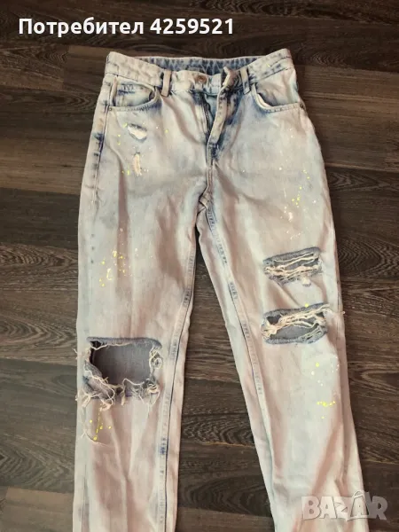 Дамски дънки на Бершка, снимка 1