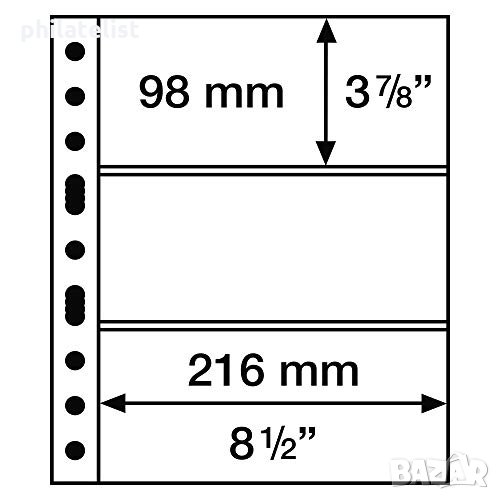 Grande-3C прозрачни листи- три банкноти 216х98 мм/5 бр/, снимка 1