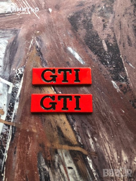 Табелки GTI за страничните лайсни на VW Mk2 Голф 2, снимка 1