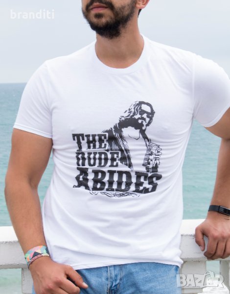 Тишърт The Dude Abides, снимка 1