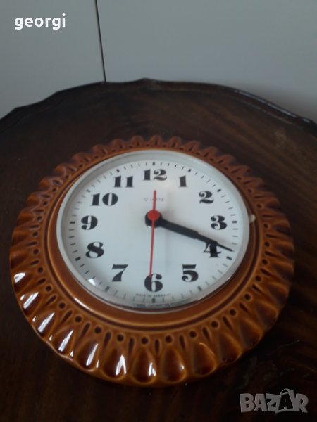 Немски порцеланов часовник   18/2, снимка 1