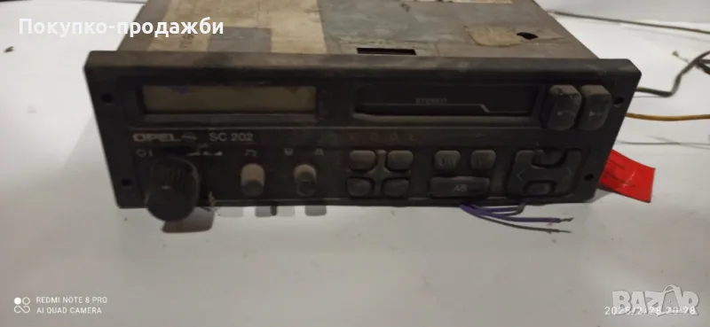 оригинален касетофон Опел подходящ за opel kadett , astra , vectra, omega , corsa., снимка 1