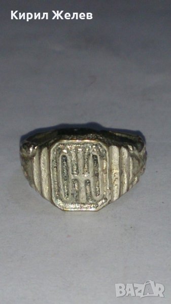 Старинен пръстен сачан орнаментиран - 73611, снимка 1
