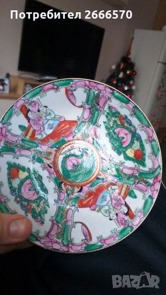 Китайска порцеланова чиния , китайски порцелан, снимка 1