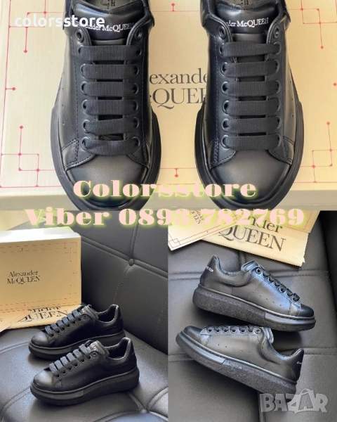 Черни кецове Alexander McQueen/BR76n, снимка 1