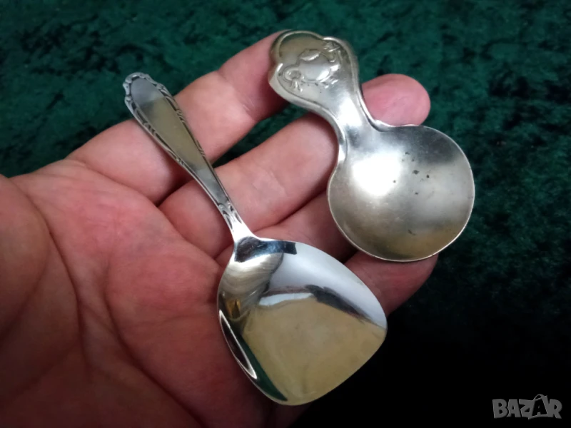 Стари малки лъжички за чай, снимка 1