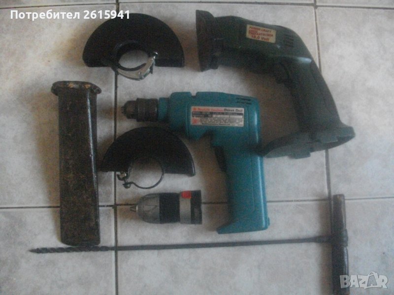 MAKITA 7,2V Винтоверт/Предпазител Ъглошлайф/Виброшлайф Боди/Патронник Бърз а Смяна/Клин Цепене Дърва, снимка 1