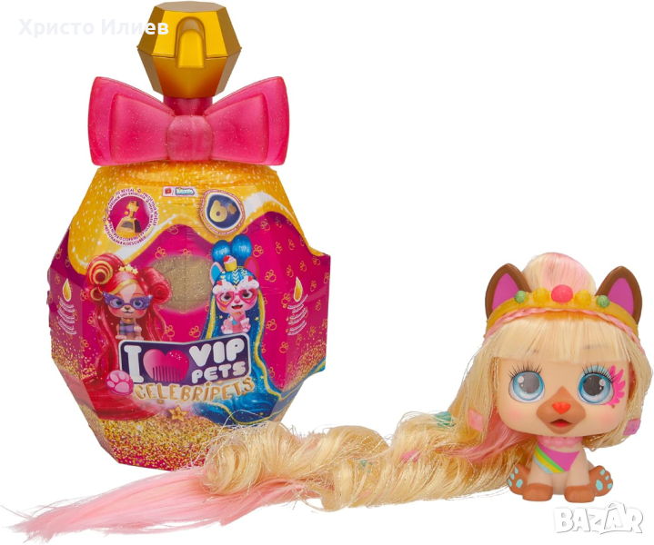 VIP PETS Модно кученце за прически 10 изненади CELEBRIPETS, снимка 1