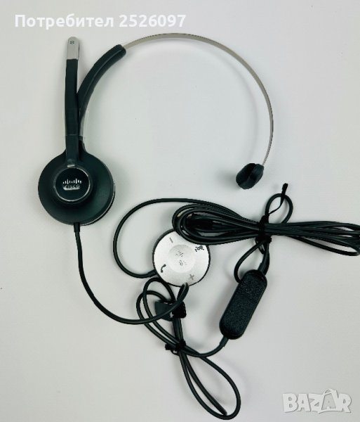 Професионална слушалка с микрофон CISCO Headset 521, снимка 1