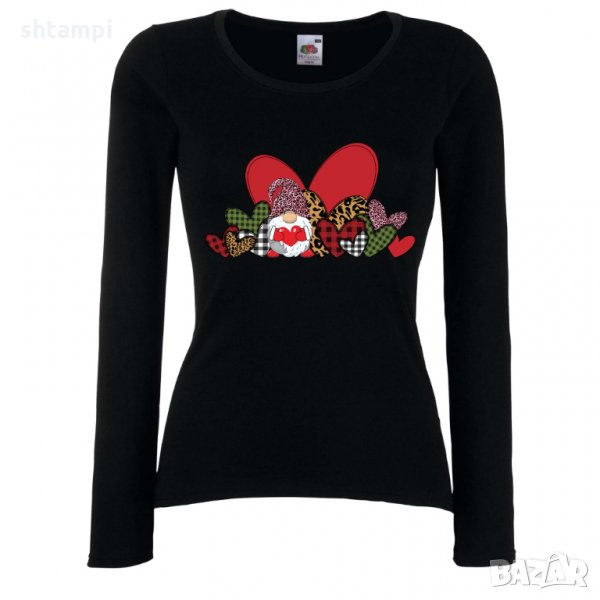 Дамска тениска Love Gnome Valentine's 14, снимка 1