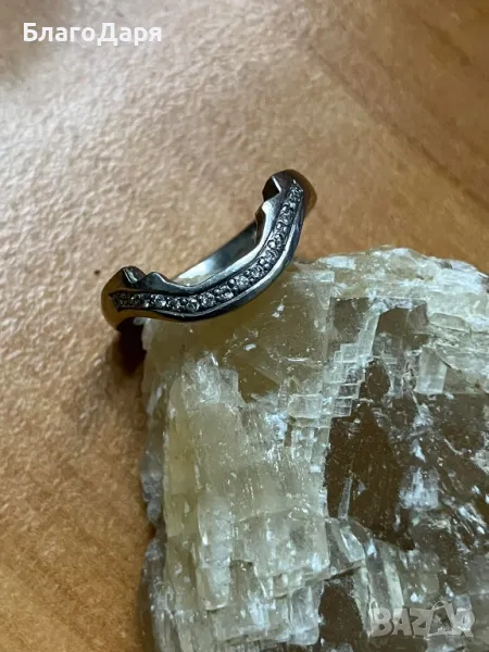 пръстен платина и диаманти, снимка 1