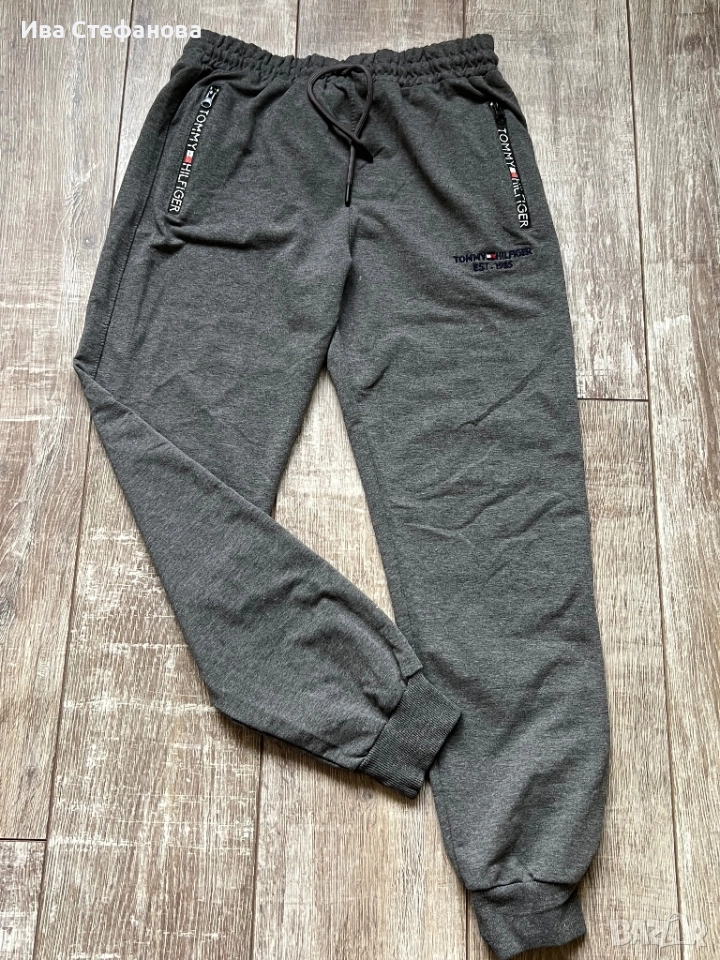 Tommy Hilfiger спортен сив памучен 100% памук, снимка 1