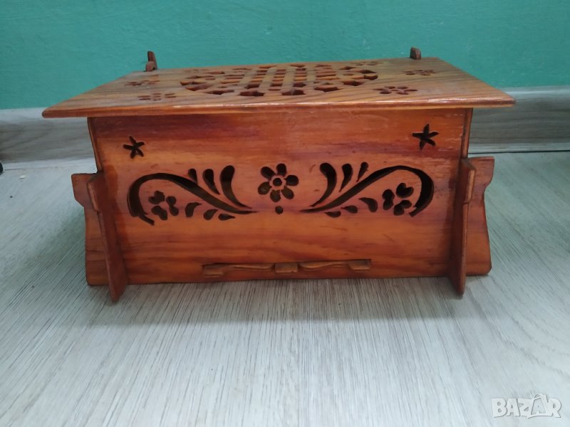 ретро дървена кутия, снимка 1