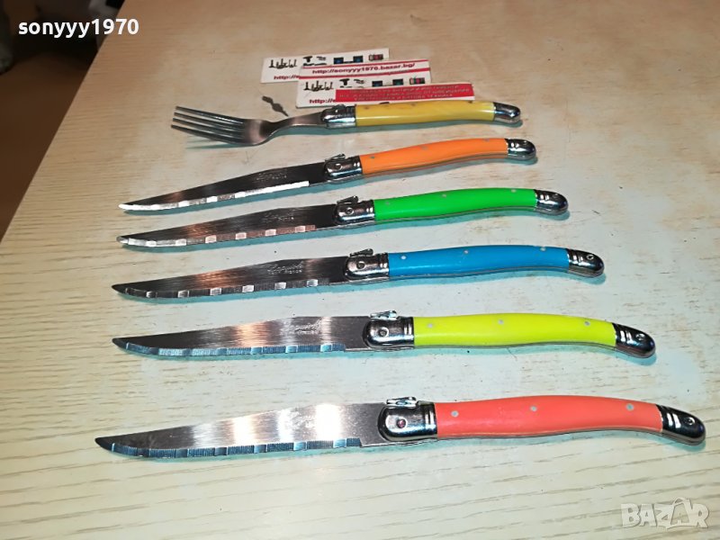 LAGUIOLE-ВНОС FRANCE-5 НОЖА И ВИЛИЦА 1111221022, снимка 1