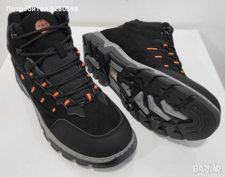 Нови мъжки зимни боти здрав и стабилен модел артикулен номер: K186-1 black, снимка 1