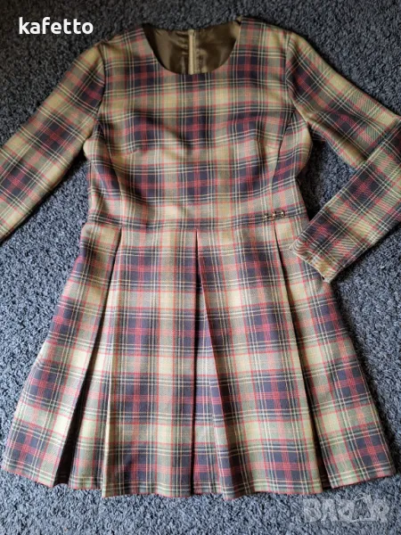 Есенно-зимна елегантна рокля , снимка 1