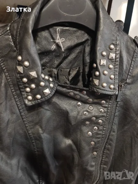 Юношеско яке Дамско яке Рокерско яке Еко кожа на марка "atmosphere coats uk" - UK и внос от Англия, снимка 1
