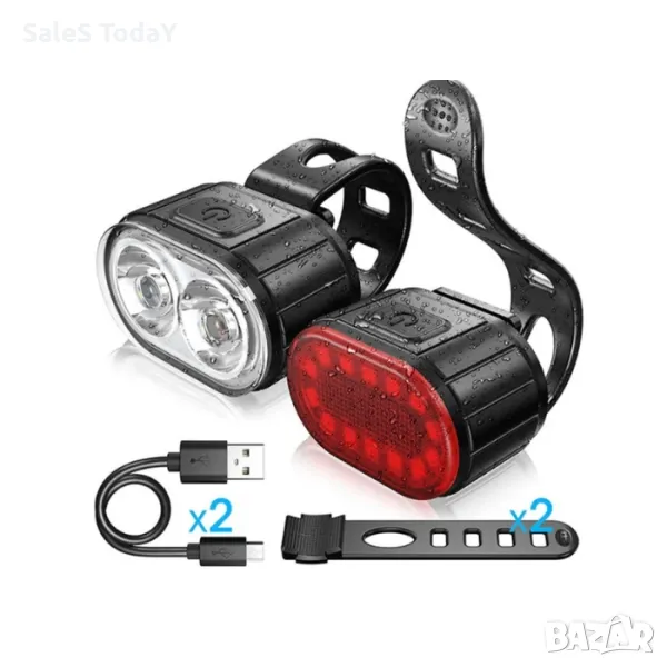 ФАР И СТОП ЗА ВЕЛОСИПЕД, снимка 1