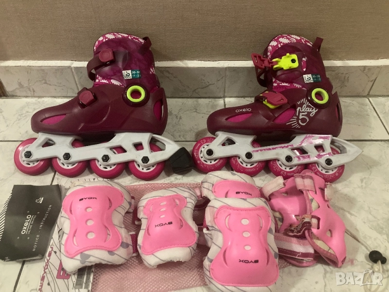 Ролери 30-32 +предпазен комлект, снимка 1
