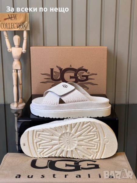 UGG Дамски Бели Чехли ЮДЖИДЖИ Код E717, снимка 1