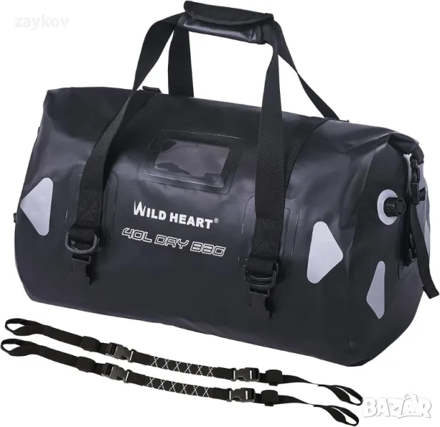WILD HEART Водоустойчива чанта Duffel Bag  66L, снимка 1