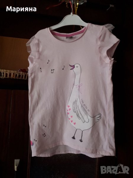 Блуза за момиче с патица, снимка 1