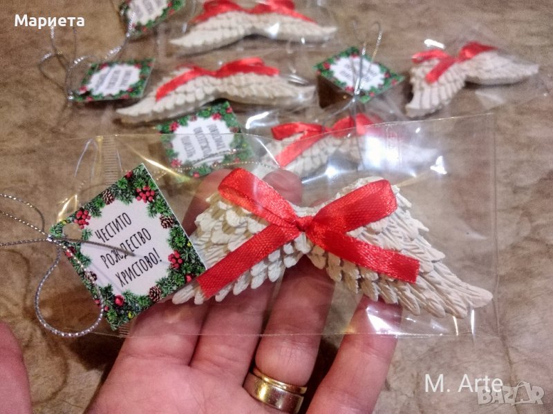 Малки Коледни подаръчета Ангелски Крила  Коледни подаръци , снимка 1