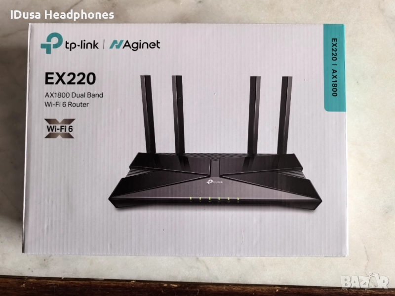 Рутер TP-Link EX220 AX1800 Dual-Band Wi-Fi 6, снимка 1