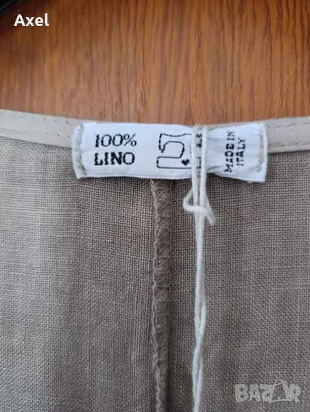 Нова 100% лен рокля 2-3ХЛ, снимка 1