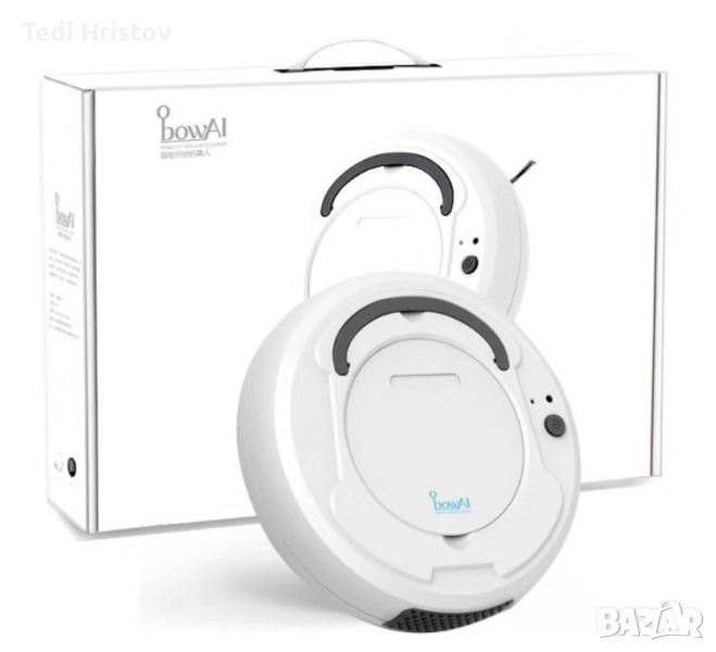 Прахосмукачка робот BowAI 3 в 1, моп и сензор за височина ROBOT8, снимка 1