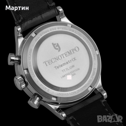 Автоматичен Часовник - Tecnotempo - Хронограф - Отличен, снимка 8 - Мъжки - 52365906