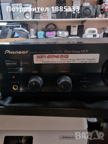 продава се усилвател Pioneer модел a109, снимка 3 - Ресийвъри, усилватели, смесителни пултове - 44862505