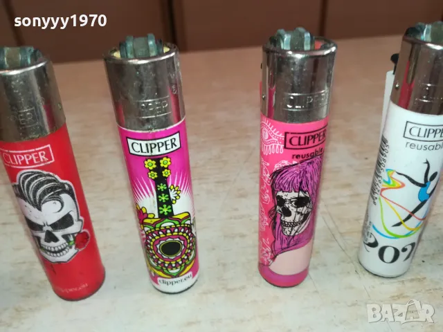 CLIPPER-КОЛЕКЦИЯ ОТ 10БР ЗАПАЛКИ-ЛОТ 1 2012241735, снимка 2 - Запалки - 48417822