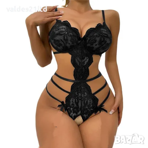 Еротично боди с отворено дъно, снимка 7 - Бельо - 42951438