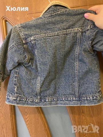 Детско дънково яке 105см, снимка 2 - Якета - 43817387