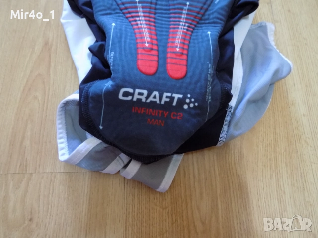 вело клин craft екип джърси шорти къси панталони шосейно колоездене мъжки оригинален L, снимка 5 - Спортни дрехи, екипи - 51738777