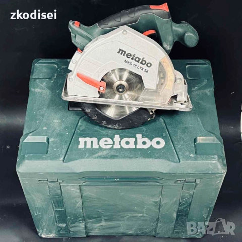 Акумулаторен ръчен циркуляр METABO MKS 18 LTX 58
