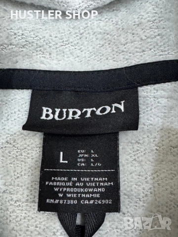 Мъжки суитшърт BURTON. Размер L/XL, снимка 7 - Спортни дрехи, екипи - 52919531