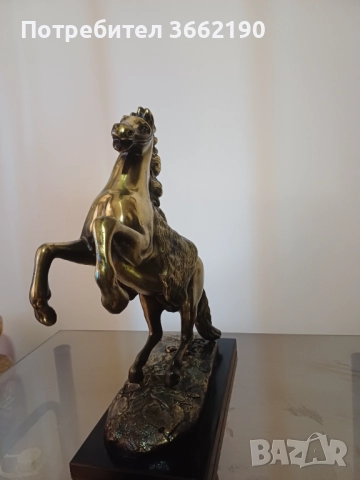 Бронзов кон, снимка 2 - Статуетки - 52516158