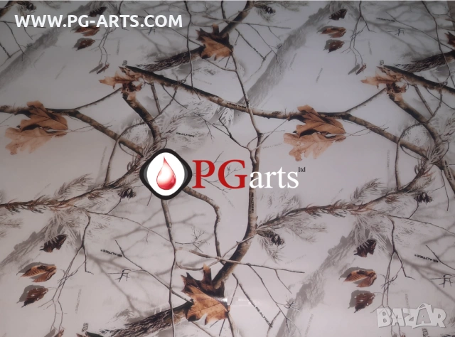 Фолио за хидрографика WINTER CAMO 50, снимка 4 - Друго търговско оборудване - 53210909