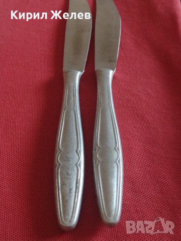 Два стари ножа соц производство за ресторанти перфектно състояние за КОЛЕКЦИЯ ДЕКОРАЦИЯ 22382, снимка 2 - Други ценни предмети - 43845618