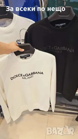 Унисекс блуза🔝Дамска ватирана блуза Dolce&Gabbana- 2 цвята🔝Мъжка блуза Долче&Габана Код LFS122, снимка 3 - Блузи с дълъг ръкав и пуловери - 47685233