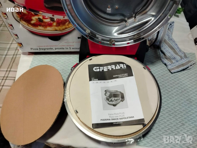  Пещ за Пица G3 Ferrari  Delizia Pizza Oven - 1200W, снимка 16 - Печки, фурни - 53399258
